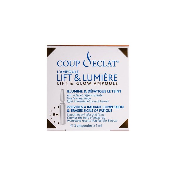 Coup d'Eclat Lift & Glow Ampoules - Instant Radiance Boosting Serum for All Skin Types 3x 0.033 Fl.Oz