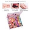 99 Colors Eyeshadow Palette, Rainbow Colors Eyeshadow Palette, Professional Matte Glitter Makeup Pallet, Colorful Powder Long Lasting Highly Pigmented Eye Shadow Halloween Christmas Gift Box for Women