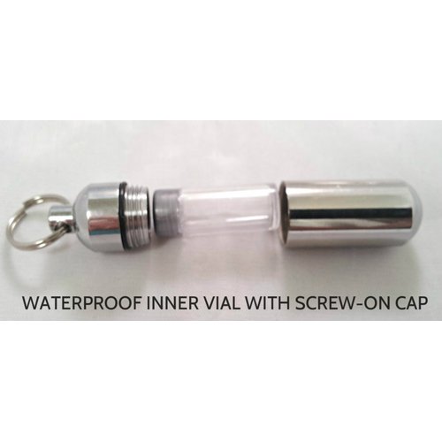 Pasco Specialty Products Pet Lover's Set of Five Silver PAW Cremation URN Necklaces - Made in The USA - Includes 5 Pouches, Ball-Chains & Fill Kit