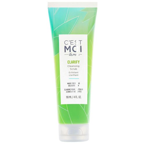 C&#39;est Moi Clarify Cleansing Scrub | Gentle Facial Cleanser, Exfoliating Scrub, Works on Delicate ...