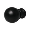 DGBRSM 1-1/2 Inch Lamp Finial Oil Rubbed Black Steel Ball Knob Lamp Shade Finial Lamp Shades Finials Cap Knob Lamp Decoration for Lamp Harp Holder