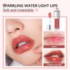 Hydrating Moisturizing Lip Glow Oil, Nourishing Glossy Transparent Plumping Oil, Non-sticky Tinted Toot Lip Balm for Lip Care (ROSEWOOD) 0.2 OZ