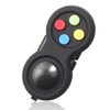 Mini Fidget Button Controller Pad Toys for Kid Adults with Anxiety and Autism (Black & Mix)