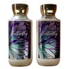 Bath & Body Works Butterfly Body Lotion 8 Ounces Each Pack of 2 Packaging May Vary