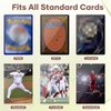 600 Counts Card Sleeves, Clear Baseball Card Sleeves, Soft Trading Cards Sleeves, Plastic Card Protector for Standard Cards Fit for MTG, TCG, Baseball Cards, Football Cards, Game Cards