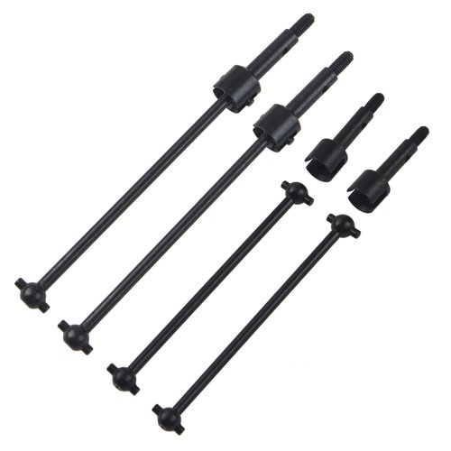 ShareGoo Steel Drive Shaft & Wheel Stub Axle Dogbones Adapter Axle Hub Compatible with WLtoys 144001 1/14 RC Car Buggy Upgrade Parts