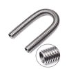 24" Stainless Steel Radiator Flexible Coolant Water Hose Kit with Caps Universal