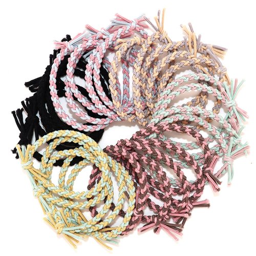 Cobahom 30 PCS Hair Elastics Hair Ties High Stretch Hair Band No Metal Hair Ties Ponytail Holders...