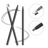 6pcs Waterproof Black Pre-Draw Mapping Pencils Peel off Eyebrow Pencil Hard Permanent Makeup Eyebrow Pencil (Black)