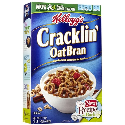 Kellogg's Cracklin' Oat Bran Cereal - 17 oz