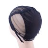 YANTAISIYU Black Wig Making Caps Double Lace Wig Caps For Making Wigs Adjustable Wig Cap Weave Caps for Making Wigs (Black M)