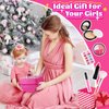 Kids Makeup Kit for Girl -Real Washable Toddler Makeup Kit for Kids Girls, Double-Layer Case Kids Makeup for Kids Little Girl, Princess Girl Toys for Birthday Christmas Gifts for 3 4 5 6 7 8 Year Old