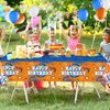 Irenare 62 Pcs Dart Battle Happy Birthday Party Decorations Dart Gun Birthday Supplies Gun Theme Birthday Party Decorations Dart Battle Banner Tablecloth and balloons for Kids Birthday Party Supplies