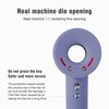 Silicone Case for Dyson Hair dryer washable Anti-Scratch Shockproof Dust proof travel protective Case Cover for Dyson Hair dryer Only for 2 Plug (light purple)