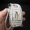 PGTOPONE Chevrolet Luxury Bling Rhinestone Crystal Diamond Key Fob Cover case Shell Protector Key Chain For Chevrolet Chevy Malibu Camaro Cruze Traverse Spark Equinox Sonic Volt Bolt Keyless Entry