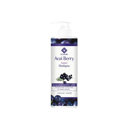 Elabore Acai Berry Super (Sulfate Free) Shampoo 16.06fl.oz/ 475ml