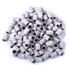 SpeTool 100Pcs Sanding Ring Bands 150 Grinding Polisher For Nail Drill Files Manicure Tools (Zebra)