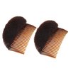 Juroicessry 2 Pcs Brown Hair Volumizer Clip Bump It Up Volume Hair Base Styling Clip Braid Insert Tool for Women's Beehive Hairstyle and Crown Shapers