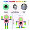 SoulLife 24 Pack DIY Popper Chain Fidget Spinners, Stress Relief Anxiety Reduction Fidget Toys Bulk, Birthday Return Gift Party Favors Classroom Prizes Student Gifts Basket Stocking Stuffers for Kids
