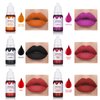 BONNIE CHOICE 12 Colors Liquid Lip Gloss Pigment Set, DIY Lipstick Liquid Pigment Set for Making Lip Gloss, DIY Lip Gloss Pigment Cosmetic Dye, Edible Coloring Pure Plant Pigment for Lip Gloss Base