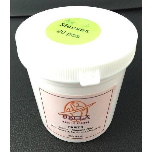 Disposable Needle Sleeve (20pcs in a Bottle) Fit Bella Permanent Makeup Kit Machine