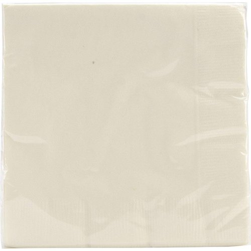 Beverage Napkins 5"X5" 50/Pkg-Ivory