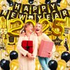 Happy New Year Decorations 2025 Happy New Year Banner New Years Decorations 2025 Hanging Swirl Decorations 2025 Decorations New Years for New Year Party Decorations