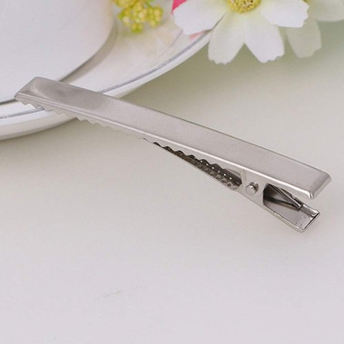 100 Pcs 3.1 Inch Silver DIY Hair Clips - Metal Alligator Clip for Hair Care Styling Tools, Arts & Crafts Projects, Women Styling