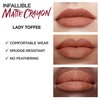L’Oréal Paris Infallible Matte Lip Crayon, Lady Toffee (Packaging May Vary)