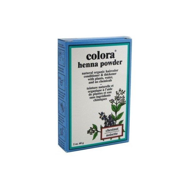 Colora Henna Powder Hair Color Chestnut 2oz (3 Pack)