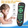 APSUAE Baby TV Remote Control Toy with Light and Sounds, Kids Musical Early Education Learning Realistic Toddler Remote Toys for Preschool Infant Toddlers Boys Girls Child 6M+