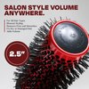 Ion Infused Ceramic Round Brush | Salon Quality Brush for Blow Drying | Fixes Dry or Damaged Hair | 2.5” Roller Brush for Wet & Dry Hair by TheSalonGuy