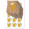 Beer Stein with Foam Temporary Tattoo Water Resistant Fake Body Art Set Collection - 54 1" Tattoos (1 Sheet)