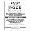 Silver Rock Candy Crystal Sticks - Original Sugar Flavored - 12 Indiv. Wrapped
