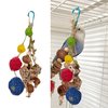 Setaria Viridis Bird Chew Toys Parrot Toys Bird Toys Natural Nuts Rattan Ball Parrot Tearing Toy Bird Chewing Toy for Macaws, Cockatoos,African Grey Parrots and Other Small Medium Birds
