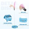 POPETPOP Cat Collar Toys-4 Pcs Cat Toy Collars Interactive Cat Toys for Indoor Cat Self Playing Chasing Plaything with Bell Teasing Wand for Kittens Small Animals