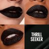 Maybelline SuperStay Matte Ink Liquid Lipstick, Long Lasting High Impact Color, Up to 16H Wear, Thrill Seeker (Matte Black Lipstick)