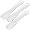 Ipetboom 3Pcs Metal Makeup Spatula Tool, Cosmetic Spoon Mini Spoon Beauty Scoop for Mixing, Facial Cosmetic, Face Mask Skincare Stick Applicator (Silver)
