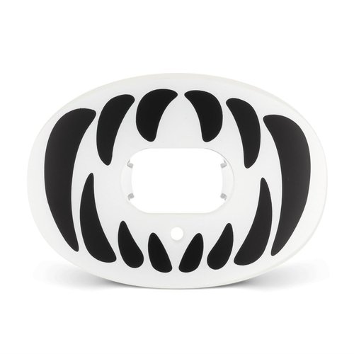 Battle Sports Predator Chrome Oxygen Football Mouthguard - Superior Airflow & Better Performance, Maximum Protection & Breathability Football Mouthpiece, Works with Braces