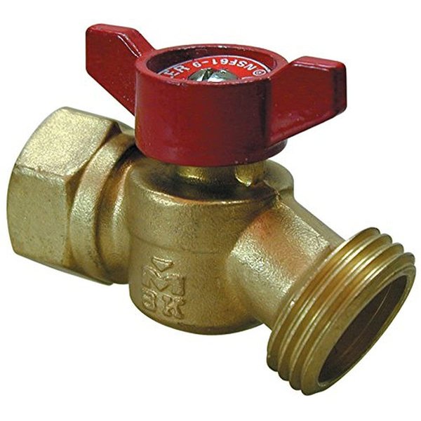 Mueller Industries 102-454HN 3/4" Hose Bibb, 3/4-Inch
