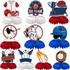 DTOFOOT Baseball Party Decorations, 10Pcs Baseball Themed Honeycomb Centerpiece Baseball Decorations for Tables Baseball Birthday Party Supplies for Kids Boys Kids Sports Party Favors