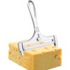 Poualss Stainless Steel Wire Cheese Slicer, Adjustable Thickness Cheese Cutter for Soft, Semi-Hard Cheeses Kitchen Cooking Tool