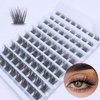 Cluster Lashes 8-16mm 80pcs Individual Lashes Volume Eyelash Clusters DIY Lash Extension Fluffy Cluster Eyelash Extensions Kit Soft Lash Clusters(Z008))
