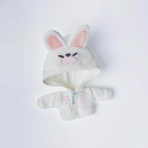 XiDonDon Cute Animal Coat Doll Clothes for OB11,Molly, GSC,1/12 BJD Doll Accessories Toys Dolls Clothing (White)