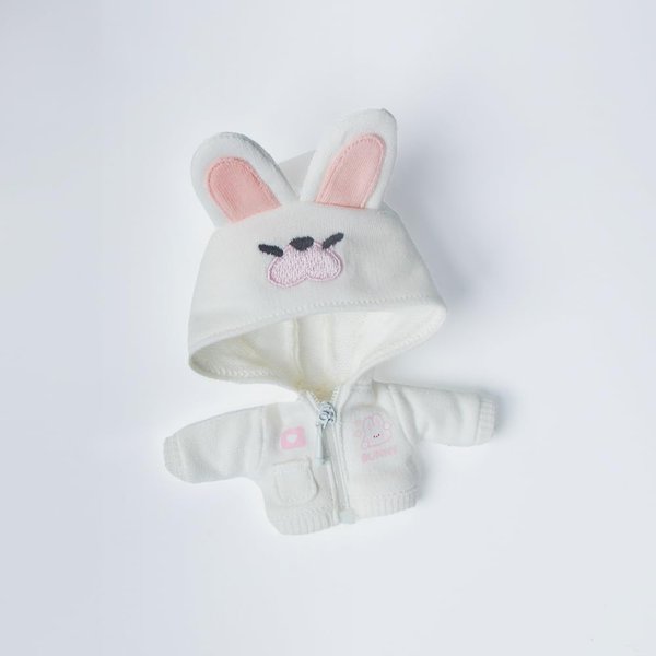 XiDonDon Cute Animal Coat Doll Clothes for OB11,Molly, GSC,1/12 BJD Doll Accessories Toys Dolls Clothing (White)