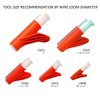 Electriduct Wire Loom Insertion Tool Set for 3/8" to 2" Conduit Sleeving Installation