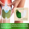 AOSORW Knee Relief Heat Patches: 36 Count Natural Herbal Arthritis Hot Patches Kit with Bone-on-Bone Soothing Plaster – Mugwort Relieving Paste for Long Lasting Muscle and Joint Relief