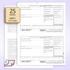 NextDayLabels - W2 Forms 2023, 4 Part Tax Forms, (Set of 50 with Self Seal Envelopes) Laser Ink/Jet Forms for QuickBooks and Accounting Software