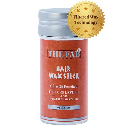 The Fab Hair Wax Stick for Women Men–No Residue Scent Free Wax Stick for Hair Bun Maker –Tame Flyways,Non-Greasy Anti Frizz Hair Products for Women Kids–All Day Hold Pomade Edge Control Hair Stick Wax