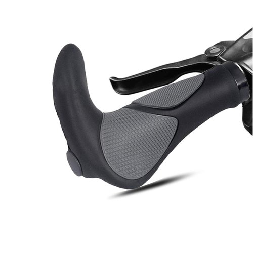 Yakamoz Ergonomics Comfort Design Bike Grips Bicycle Handlebar Grips with Anti-Slip Locking Ring for Cycling MTB Mountain Road Folding Bike 7/8" Dia. Handle Bar